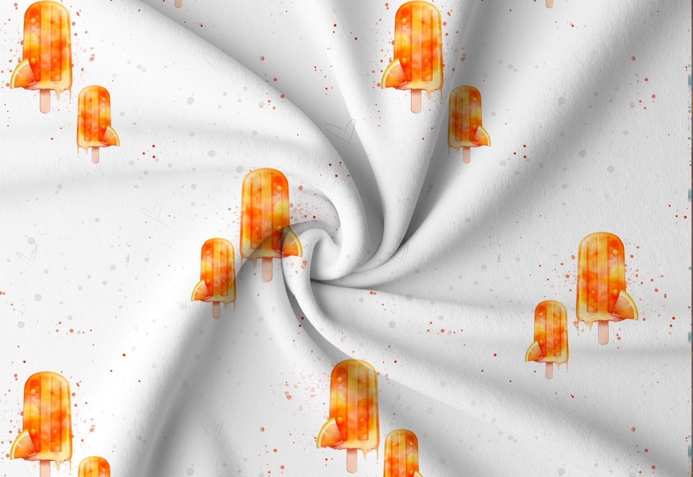 Orangen Eis